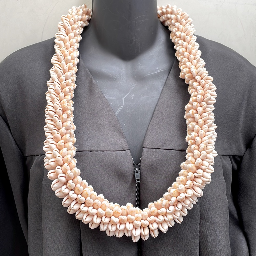 Hawaiian Cowrie Shells Lei (Hawaiian Shell Necklace) about 30” in length